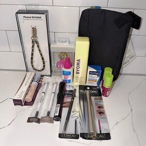 NEW Beauty Bundle - Makeup, Haircare, Skincare, Accessories, etc. $143 Value